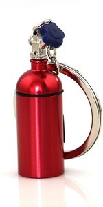 Porte-clés turbo personnalisé bleu mini bouteille d'oxyde nitreux porte-clés cachette cendrier boîte de rangement étui à pilules boîte porte-clés - Product Image 3