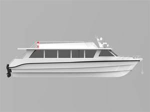 Yacht Bateau de luxe Yacht Nouvelle fibre de verre intégrée soudée pour bateau de sport de pêche de patrouille fluviale - Product Image 6