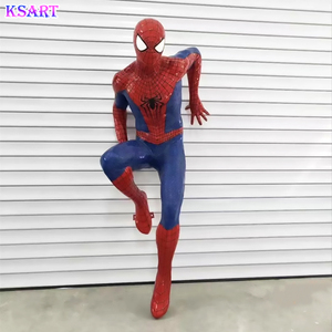 Scultura su misura di alta qualità di Spider-Man scultura a grandezza naturale statua in resina Marvel action figure Spider-Man scultura decorazione - Product Image 5