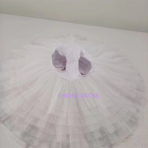 Bon marché de haute qualité 7 couches enfants filles enfants dégradé <span class=keywords><strong>rose</strong></span> bleu oiseau Performance porter ballet danse <span class=keywords><strong>tutu</strong></span> - Product Image 6