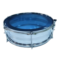 Widen Rainbow Hardware : Tambour à ressort en métal plaqué or rose pour fanfare et défilé, avec logo personnalisé, vente en gros