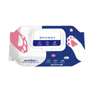 Toallitas húmedas para el cuidado de mascotas, 80 hojas, fórmula suave para limpieza y desodorización de perros y gatos - Product Image 4