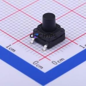 TS-FS66T-C-H Tactile Switch SMD-4P,6x6mm Switch Single Pole Single Throw Round Button 2.6N Vertical Mount - Product Image 1