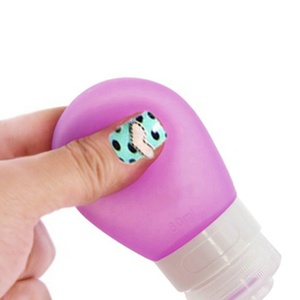 Bán buôn không độc hại thân thiện với môi xách tay mini cắm trại chai kem có thể ép Silicone du lịch chai dầu gội đầu cho Touring - Product Image 6