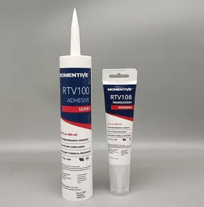 Adhésif translucide Momentive RTV108, tube de 3,2 oz, mastic silicone haute performance - Product Image 3