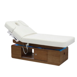 Lit de beauté électrique en bois massif, lit de massage pour salons de beauté et centres de santé, multifonctionnel pour massage corporel SPA et tatouage - Product Image 2