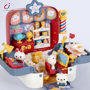 Jouets amusant pour faire du Shopping, maison de jeu de rue, jeux de rôle, faire-semblant du coiffeur, boutique de poupées - Product Image 2