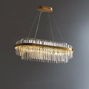 Lámpara colgante de cristal para sala de estar, luz led redonda de lujo, creativa, para villa, restaurante y dormitorio - Product Image 4