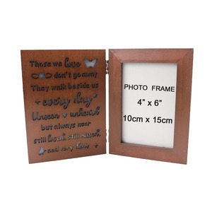 Meilleure idée de cadeau de Noël <span class=keywords><strong>Cadre</strong></span> photo en bois brillant pour la fête des pères Fête des mères Grand-mère-Artisanat en bois Boîtes en bois Panneaux muraux - Product Image 1