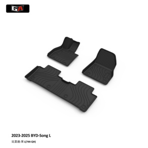Alfombrillas de Coche TPE Resistentes <span class=keywords><strong>para</strong></span> BYD SONG L 2023-2025, Alfombrilla 3D Antideslizante e Impermeable - Product Image 1