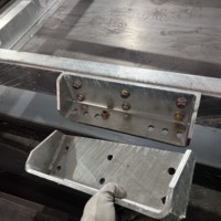 Soudure de découpe laser CNC sous-châssis de véhicule galvanisé de cadres de châssis de voiture