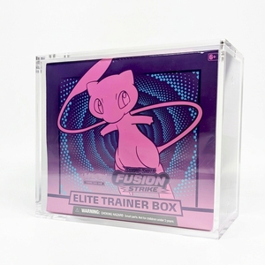 High Quality Clear Acrylic ETB Box Magnetic Lid UV Protection Elite Trainer TCG ELITE TRAINER BOX Transparent Case