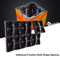 Igracelite layar LED Digital 500x500mm, layar tampilan Digital dinding Video P2.976 dalam dan luar ruangan, layar tampilan LED sambungan tanpa kelim