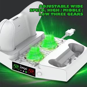 For Xboxes With Dual Battery Pack <b>Cooler</b> <b>Fan</b> IPEGA PG-XBS012 Vertical Stand Charging Dock for Xboxes Console Cooling <b>Fan</b> - Product Image 2