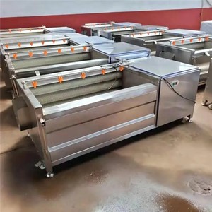 Endüstriyel manyok yıkama fırçası çamaşır makinesi yıkama ve soyma kök sebze en iyi fiyat - Product Image 3