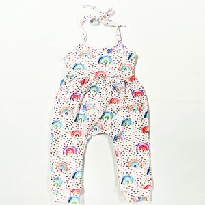 Nuevos Monos de Moda para Niños, Lindos Monos de Una Pieza, Bodys para Bebés, Monos Florales Estampados Personalizados, Monos con Tirantes para Niños - Product Image 5