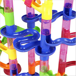 Bloques de construcción de juguete de plástico para correr, juguetes de bola rodante, mármol autoensamblado para niños, otros juguetes educativos - Product Image 4