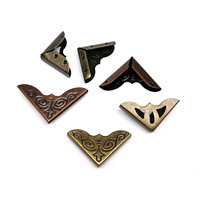 Protecteur d'Angle Décoratif pour Livre Album Photo Menu Scrapbooking Bloc-Notes Sac Dossier Laiton Antique Bronze Métal