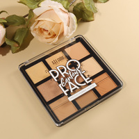 Crème de contour de couleur S.f.r personnalisée OEM Palette d'ombrage de maquillage pour le visage imperméable à l'eau à base de minéraux 9 couleurs Palette de contour naturel