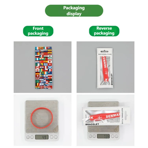 Bracelets en silicone personnalisés avec drapeaux nationaux – Brésil, Argentine, Allemagne – Bracelets de sport tendance - Product Image 3