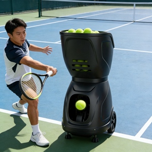 Máquina Lanzapelotas de Tenis, Nueva, Resistente, para Entrenamiento de Habilidades Básicas de Tenis - Product Image 3