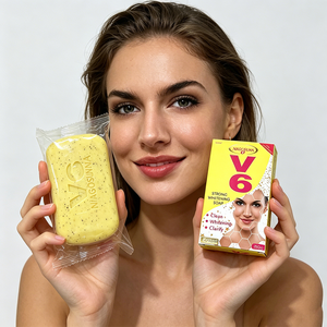 <span class=keywords><strong>Savon</strong></span> réparateur NAGOSUNA V6 Turbo Extreme White, exfoliant, éclaircissant, nettoyant pour le corps, éclaircissement <span class=keywords><strong>rapide</strong></span> de la peau, <span class=keywords><strong>savon</strong></span> pour une peau saine - Product Image 1
