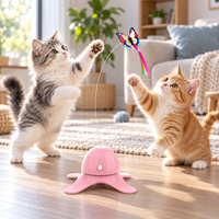 Jouet pour chat électrique en forme de papillon, jouet interactif qui bat des ailes pour chats et chatons d'intérieur