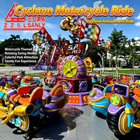 Nouvelle Conception Équipement Rotatif Attrayant Moto de Course Manège de Fête Foraine Cyclone Moto à Vendre