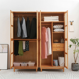 Meubles de chambre à coucher en bois sur mesure <span class=keywords><strong>Armoire</strong></span> à robes avec charnières de porte <span class=keywords><strong>Armoire</strong></span> à garderobe et <span class=keywords><strong>armoire</strong></span> pour salle familiale - Product Image 5
