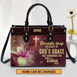 El Dios de la Esperanza Llena Mi Alma de Alegría y Paz, Hermosa Bolsa de Cuero Personalizada con Paloma para Mujer, Bolsos Cruzados de Moda, Regalos - Product Image 5