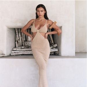 Vestido Casual de Manga Corta, Estilo Simple, de Marca Europea y Americana para Mujer - Product Image 1