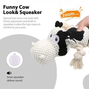 Novo Algodão Natural Corda Perna Vaca Toy Dog Adequado para Pet Moagem, Puzzle Resolvendo, e Jogo Interativo Diário - Product Image 3