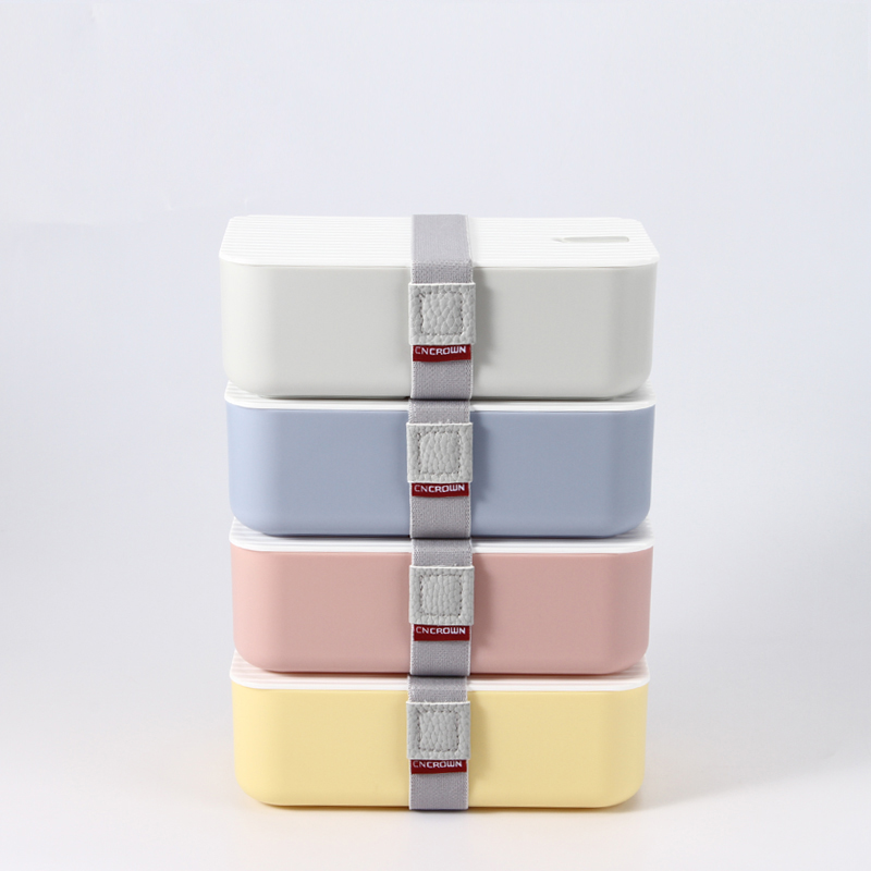 Оптовая продажа с фабрики, ланчбоксы для взрослых Bento, контейнеры для микроволновой печи, Пластиковые Силиконовые однослойные контейнеры для еды, коробка для обедов для офиса