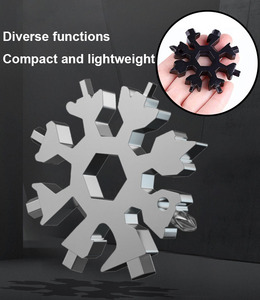 Dụng cụ Cắm trại đa năng 18 trong 1 tua vít hình bát giác hình lục giác cờ lê bông tuyết ngoài trời - Product Image 6