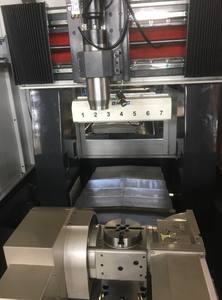 MAXTORS Mini di Piccola Dimensione Doppia Colonna 3 <span class=keywords><strong>4</strong></span> 5 Assi CNC Dentale Fresatura Macchina per zirconia denti stampo ad alta velocità lavorazione YMC6050 - Product Image 2