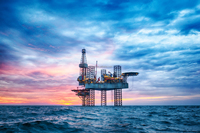 Plateformes pétrolières offshore et équipements de forage de champs pétrolifères