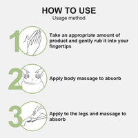 Crème amincissante thermique active pour le corps pour femmes professionnelles infusée de gingembre à la caféine pour brûler efficacement les graisses Cellulite