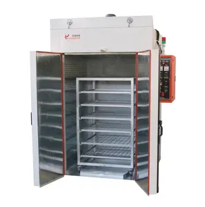 2m3 High-Capacity Electric Batch Drying Oven with Wheeled Trolleys And Wire Mesh Shelves