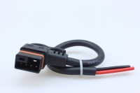 Connecteur de batterie hybride haute tension 2+4 IP67 500V 45A BESS |   Adaptateur de prise d'alimentation pour batterie au lithium, mâle et femelle |   UL94-V0