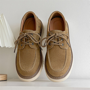 Chaussures habillées décontractées pour hommes en cuir véritable de haute qualité, légères, pour l'automne - Product Image 3