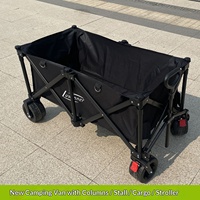 Chariot pliant réglable multifonctionnel pour extérieur, idéal pour les pique-niques et les stands de vente – Vente en gros usine