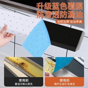 Universal Oil Absorbing Cotton For <b>Range</b> Hoods 90x10Cm Disposable Kitchen Filter Paper Side Suction Oil Tray Cover - Product Image 5