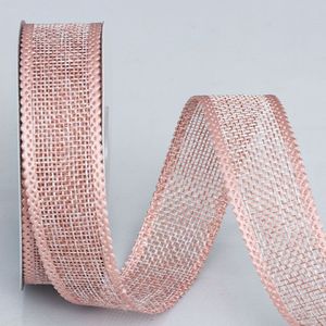 1 Inch <strong>Easter</strong> Spring Wired <strong>Ribbon</strong> Rustic Burlap Colorful Wired <strong>Ribbon</strong> for Wreath Bow Craft Gift Wrapping Party Boho Decoration - Product Image 5