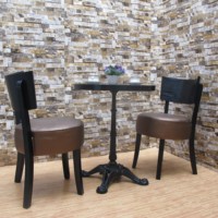 Table à manger en bois moderne, meubles de Restaurant contemporain de bonne qualité, 20 pièces, offre spéciale