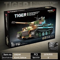 Askeri kaplan ağır Tank yapı taşları Set Wea Pon yapı oyuncak koleksiyon ordu modeli Boys için noel hediyesi