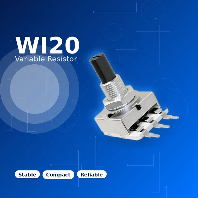 WI20 Single Turn Cermet Trimmer Potentiometer Precision Adjustable Resistor