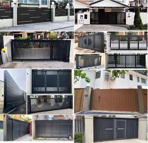 Aluminium-Tor für Moderne Villen, Elektrisches Freischwebendes Schiebetor, Haupttor für Außenbereiche und Innenhöfe - Product Image 4