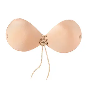 Hot Female Clear Invisible Strap Comfortable Push Up Seamless Backless Nude Girls Strapless Bra