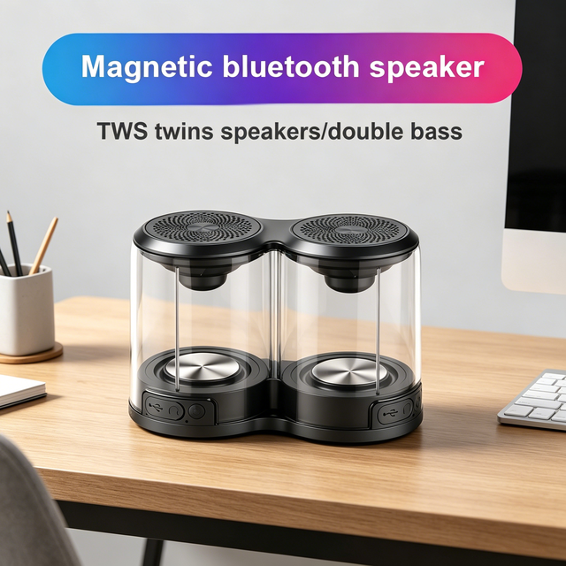 M21 Wireless Bluetooth Speaker Transparent Design Mini Portable Speaker for Home Party & Outdoor