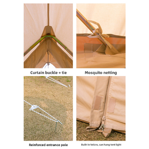 Tente <span class=keywords><strong>de</strong></span> camping familiale CHENYUE 3M/4M/5M, imperméable, résistante aux UV, luxueuse, durable, pour le glamping en plein air - Product Image 3